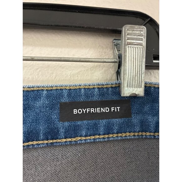 JUDY BLUE Jeans Thermadenim Undone Hem Boyfriend Fit size 9/29 - Picture 5 of 10